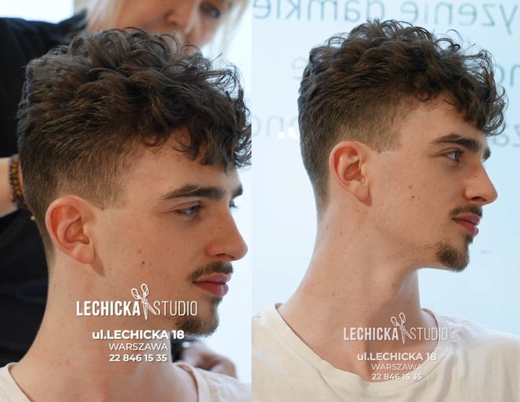 Film z metamorfozą męskiej fryzury – profesjonalne strzyżenie w Lechicka Studio.
